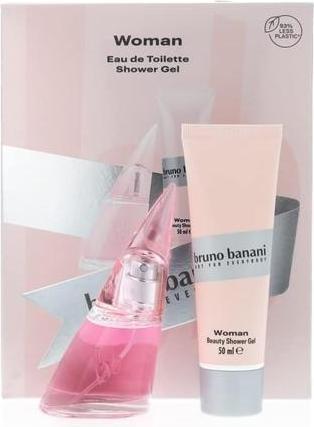 Produktbild Bruno Banani Frau Geschenkset EDT Spray 30ml und Duschgel 50ml