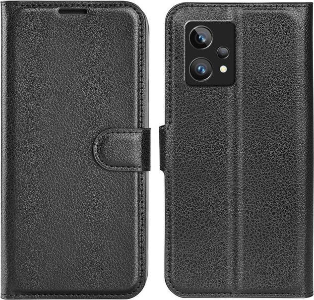 Actual product image MU Classic Litchi Leather Bookcover Series (Realme 9 Pro+)
