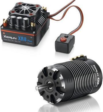 Actual product image Hobbywing Xerun Combo XR8 Plus 3-6s Motor 4268-1900kV