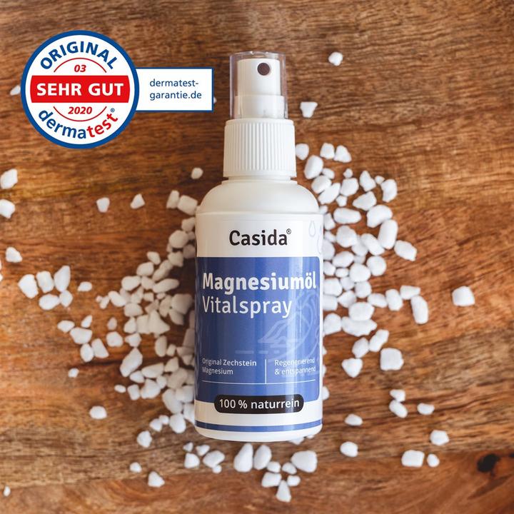 Produktbild Casida Magnesiumöl Vitalspray Zechstein (Körpermilch, Körperlotion, Körpergel, Körpercreme, 100 ml)
