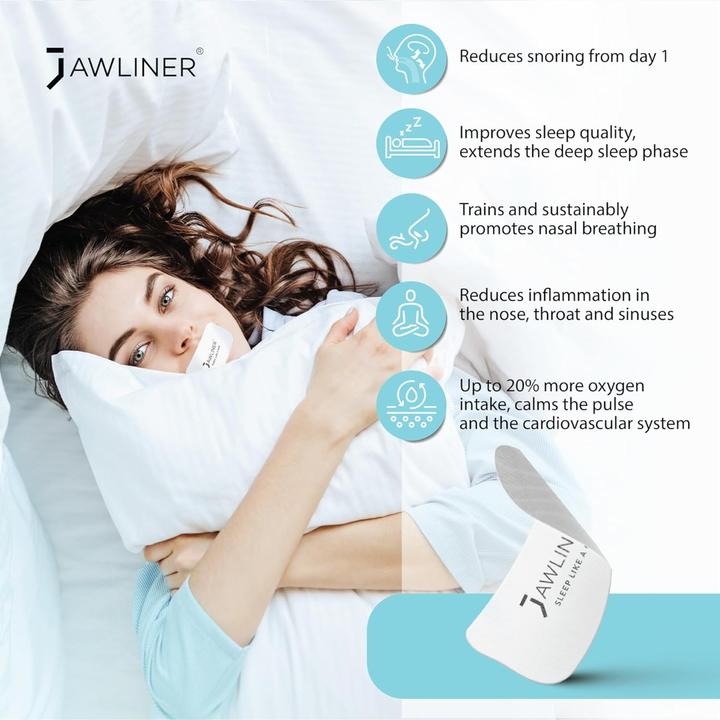 Actual product image Jawliner Mouth Tape Mouth plasters