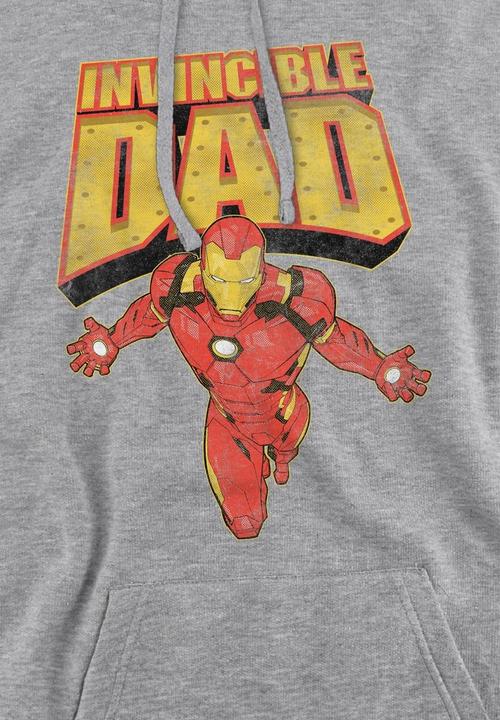 Produktbild Iron Man Invincible Dad Kapuzenpullover Vatertag (XL)