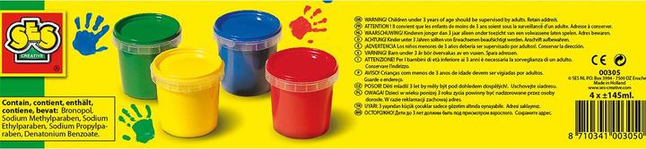 Produktbild Ses Finger malen (Grün, Gelb, Rot, 150 ml)