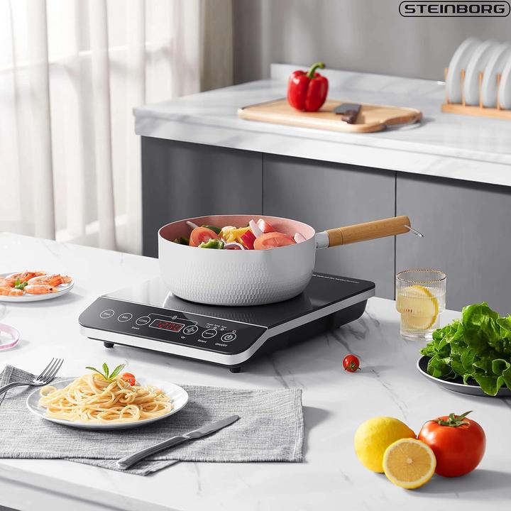 Produktbild Steinborg Induktionskochplatte mit Touch Bedienfeld
