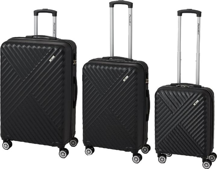 Image du produit Check.In Kingston - Set de 3 valises (92 l, Bagage à main (jusqu'à 50l), M (50 - 90l), L (90 - 115l))