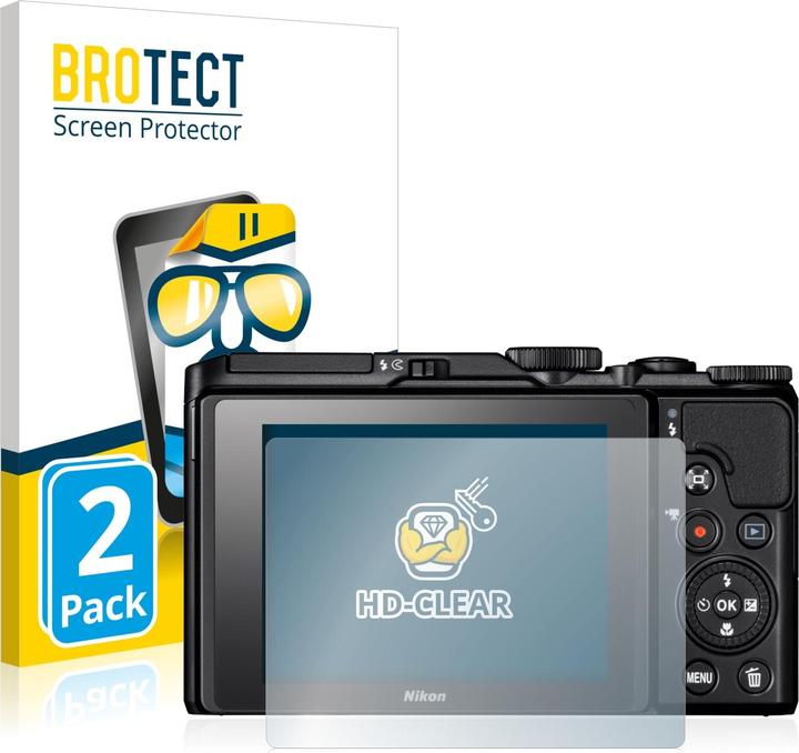 BROTECT Schutzfolie Displayschutz Klar (Displayschutz, Coolpix A900)