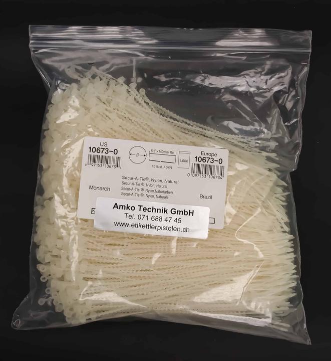 Produktbild Avery Kabelbinder secur-a-tie 127mm (06022) flexib.stram. - (1000 stk.) (1000 Stk.)