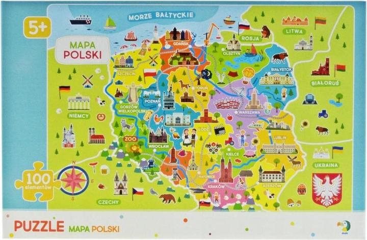 Produktbild Dodo Puzzle-Karte von Polen