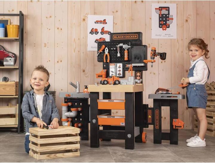 Productafbeelding Smoby Black+Decker Mega Werkbank Centrum 7600360726