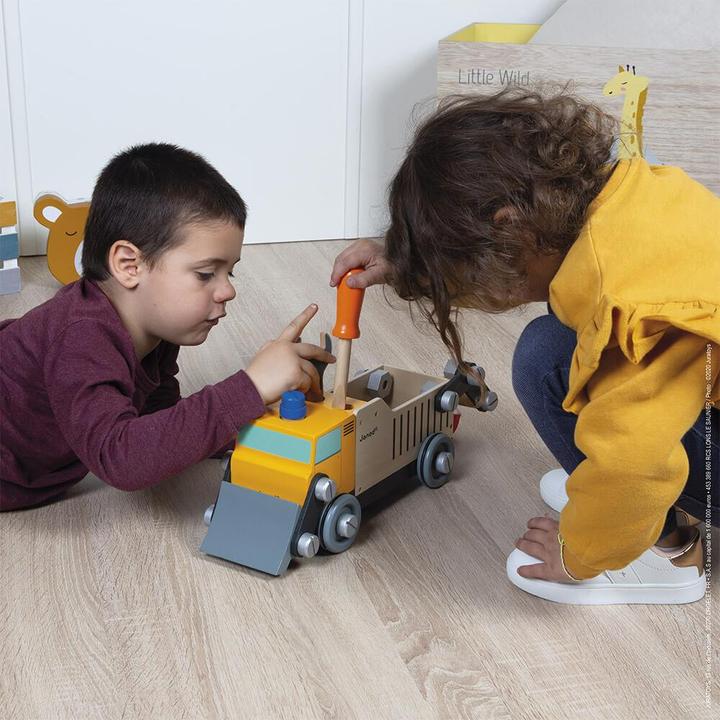 Actual product image Janod Brico'Kids Konstruktions Truck
