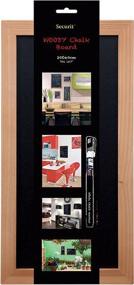 Image du produit Securit Woody (Tableau noir, 20 x 40 cm)