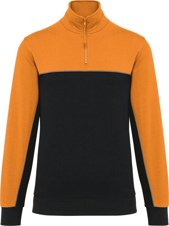 Kariban Sweatshirt umweltfreundlicher Reissverschlusskragen