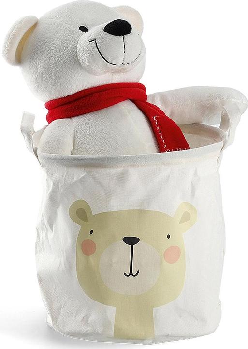 Produktbild Zeller Present Aufbewahrungskorb Bär weiss (30 x 30 x 30 cm, 27 l)