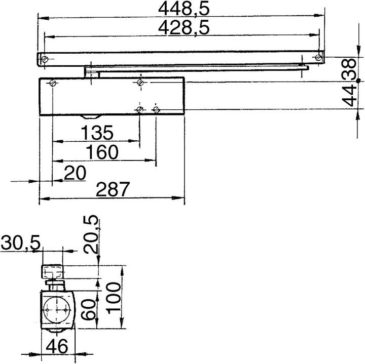 Actual product image Geze Door closer TS 5000 SoftClose (Indoor)