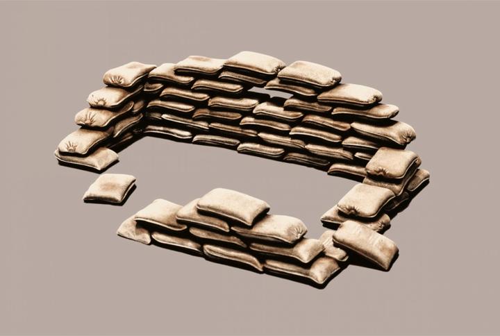 Actual product image Italeri Sandbags