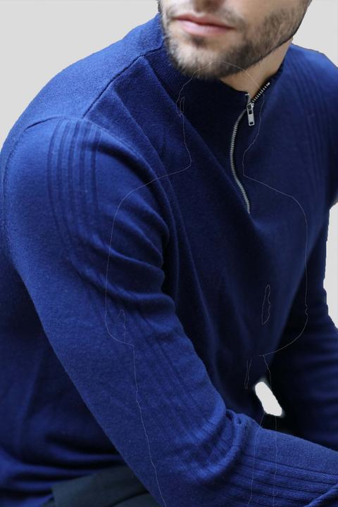 Immagine prodotto Bellemere Pullover Men's Merino Half-Zip Pullover (M)