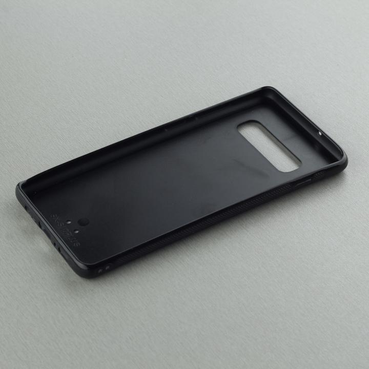 Actual product image PhoneLook Cover Silicone black Swiss Passport (Samsung Galaxy S10+)