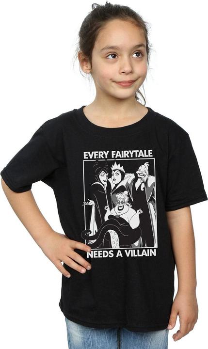 Immagine prodotto Disney Every Fairy Tale Needs A Villain Maglietta Ragazze (140, 146)