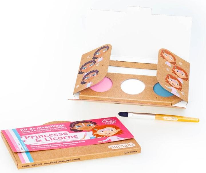 Image du produit Namaki Bio Schminkset 3 Farben Prinzessin & Einhorn