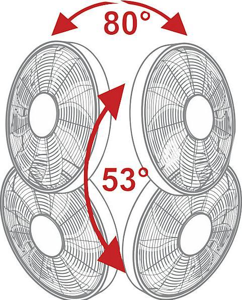Produktbild CasaFan Wandventilator Airos Eco Design Wall Weiss (50.60 dB)