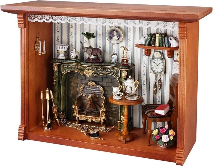 Produktbild Reutter 001.707/8 - MINIATUREROOM FIREPLACE ROOM