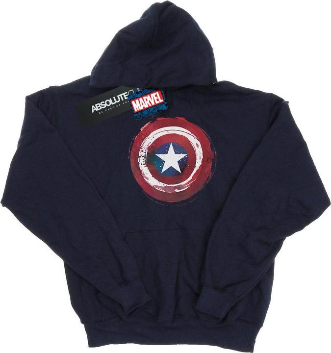 Produktbild Captain America Splatter Shield Kapuzenpullover (4XL)