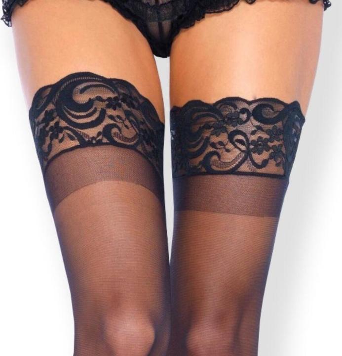Produktbild Leg Avenue Halterlose Strümpfe (XL, XXL, 3XL)