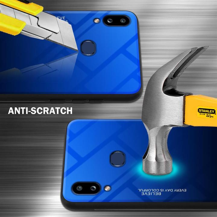 Image du produit Cadorabo Couverture en verre TPU 2 couleurs (Samsung Galaxy A10s, Samsung Galaxy M01s)