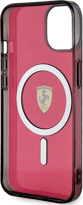 Immagine prodotto Ferrari FEHMP14SURKR Custodia rigida per iPhone 14 6,1" rossa/rossa Traslucida Magsafe (Apple iPhone 14)