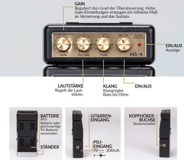 Actual product image Marshall Amps Ms-4 (Guitar, 1 W)