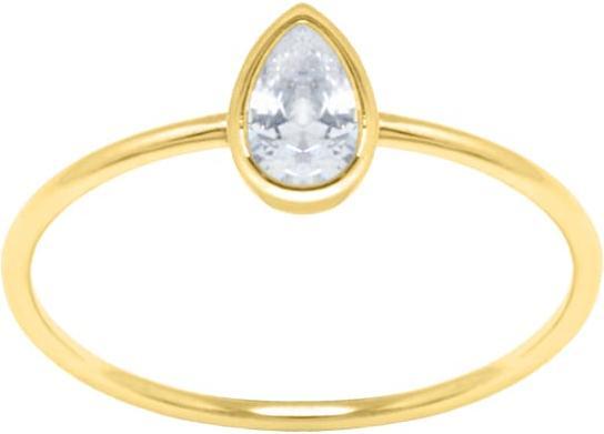 Candy Ring Saffron, 925 Sterling Silber, vergoldet (52, 925 Silber)