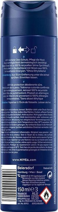 Actual product image NIVEA MEN Deo Spray Protect & Care Male 150 ml (Spray, 150 ml)