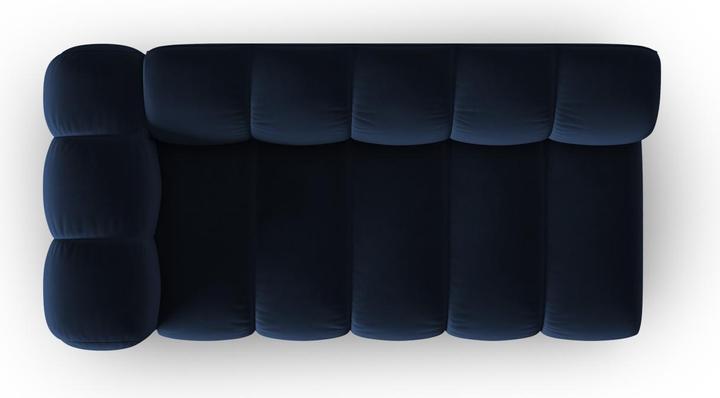 Actual product image Micadoni Velvet Left Modular Sofa, "Lupine", 3 Seats, 175x95x70Made in Europe (2 person sofa, 3-seater, 4-seater)