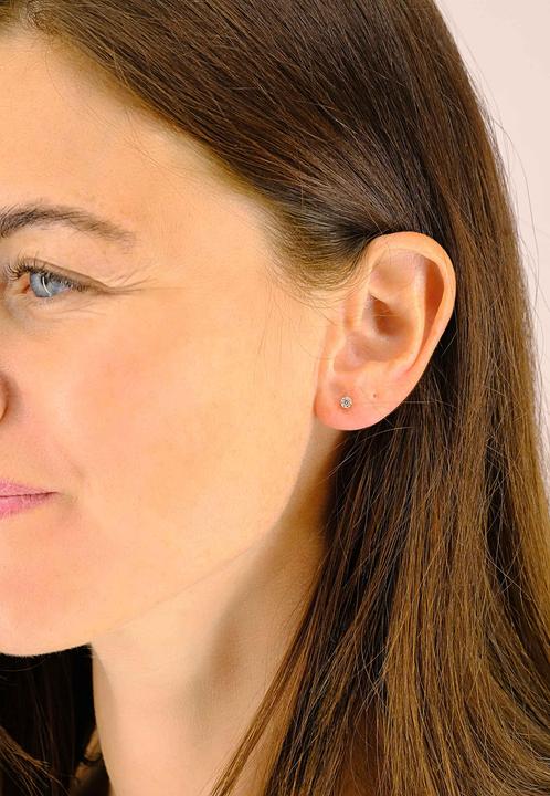 Image du produit Muau Boucles d'oreilles (750/18 K Or jaune)