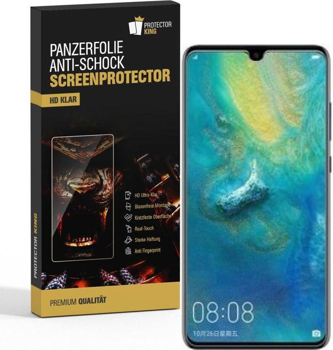 Produktbild Protectorking 2x Panzerfolie Anti-Shock HD Klar (2 Stück, Huawei Mate 20 X)