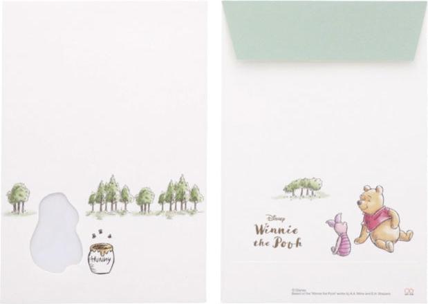 Image du produit Disney Set de papier à lettres pour fenêtre Winnie l'ourson