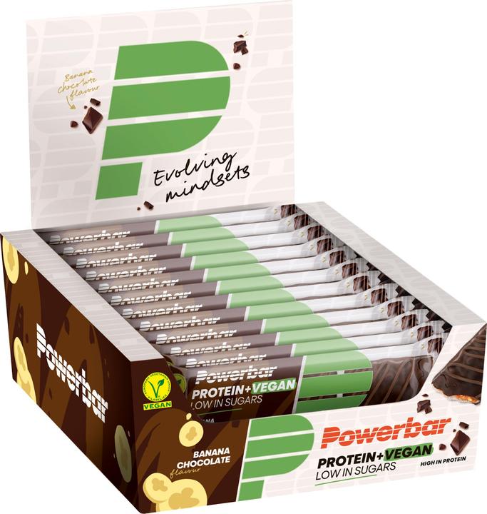 Powerbar Protein Plus Low Sugar Vegan (Banana Chocolate, 1 pcs, 504 g)