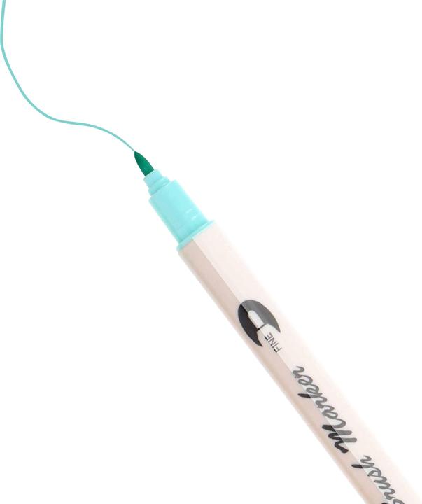 Produktbild Topwrite Felt Tip Brush Double Sided 7p (7 x)