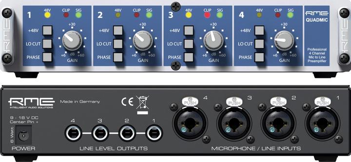 Produktbild RME Audio Mikrofon-Vorverstärker QuadMic II (USB)