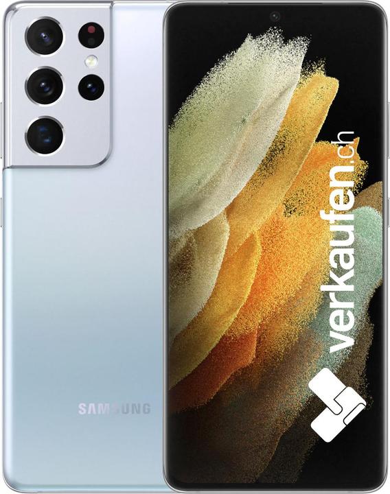 Produktbild verkaufen.ch Galaxy S21 Ultra Dual SIM 5G (128 GB, Phantom Silver, 6.80", 0.00 Mpx, Dual SIM, A / Wie neu)