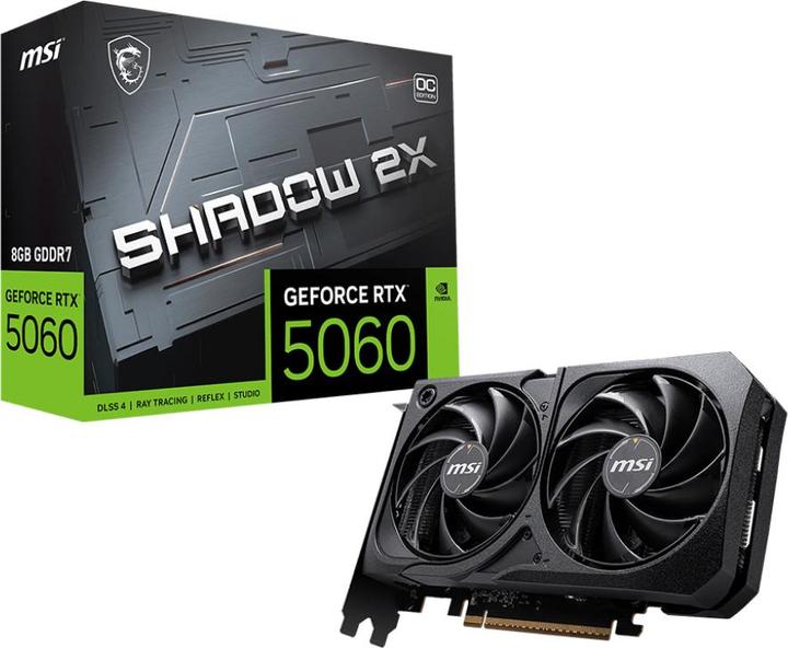 Productafbeelding MSI GeForce RTX 5060 Shadow 2X OC (8 GB)