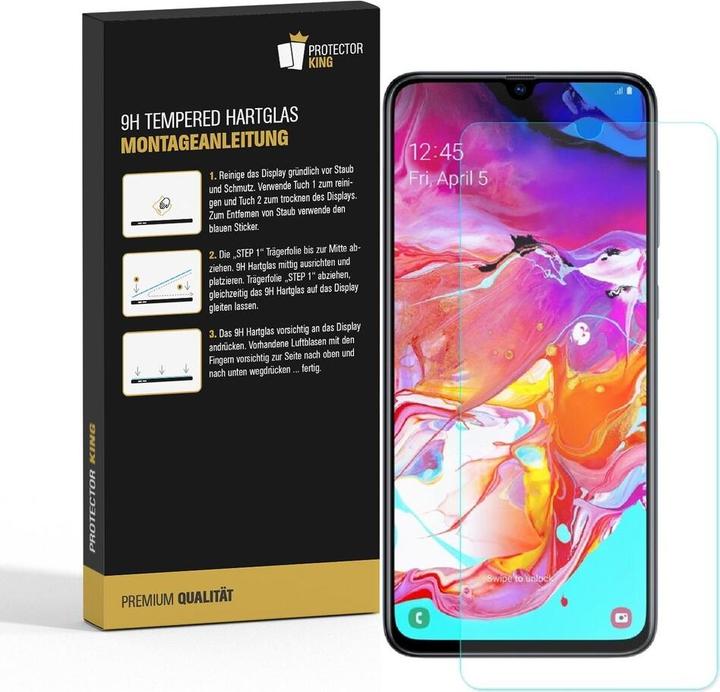 Produktbild Protectorking 2x Echtes Tempered 9H Panzerhartglas Matt Entspiegelt (2 Stück, Samsung Galaxy A71)