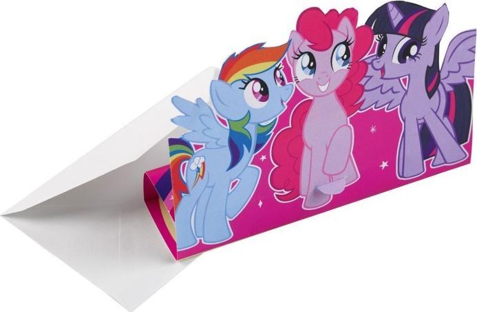 Image du produit My Little Pony Invitations debout (paquet de 8) (8 x)