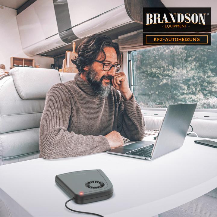 Actual product image Brandson Innenraumheizung, mobile Auto Heizung, Standheizung für PKW & LKW, Entfroster, 1200 W, Heizlüfter