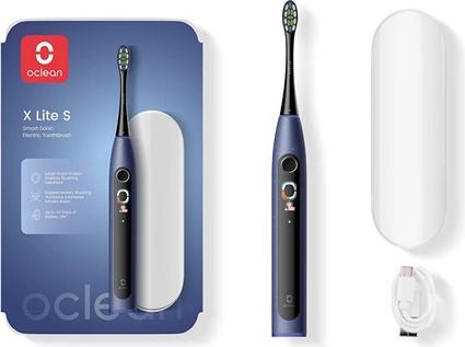 Immagine prodotto Clean Spazzolino sonico Oclean X Lite Set blu scuro (Spazzolino sonico)