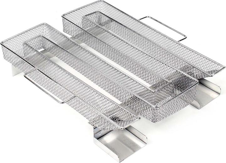 Wiltec BBQ Sparbrand 22x20,5x4,5cm Edelstahl Kaltrauchgenerator