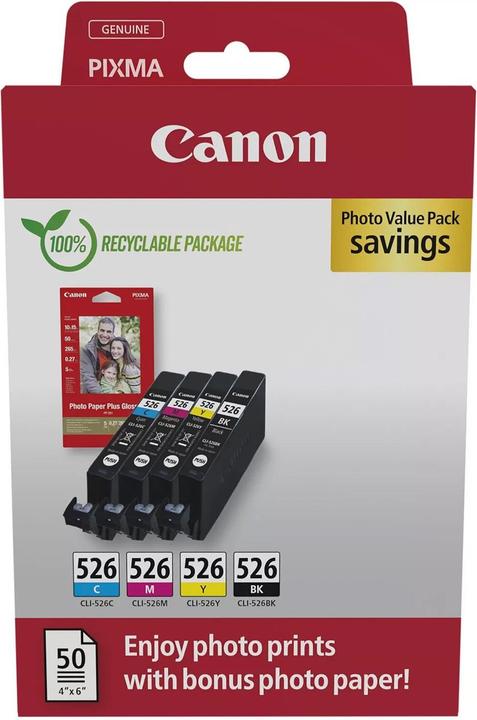 Produktbild Canon CLI-526 (M, Y, C, BK)