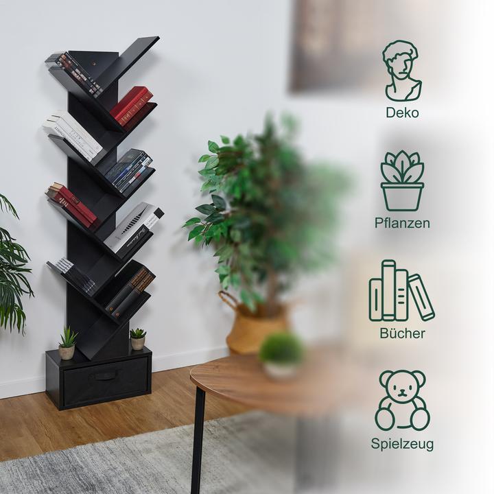 Produktbild Relaxdays Bücherregal (38 x 22 x 146 cm)