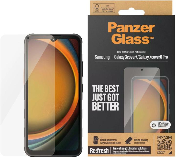 Produktbild PanzerGlass Ultra-Wide Fit (1 Stück, Samsung Galaxy XCover 6 Pro)