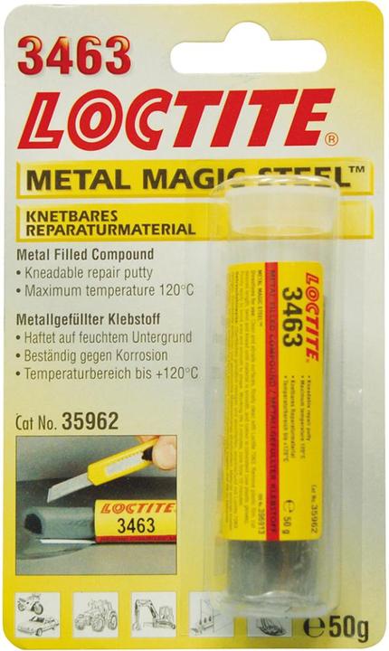 Actual product image Loctite The two-component epoxy is mixed with metal filler 3463 (50 g)